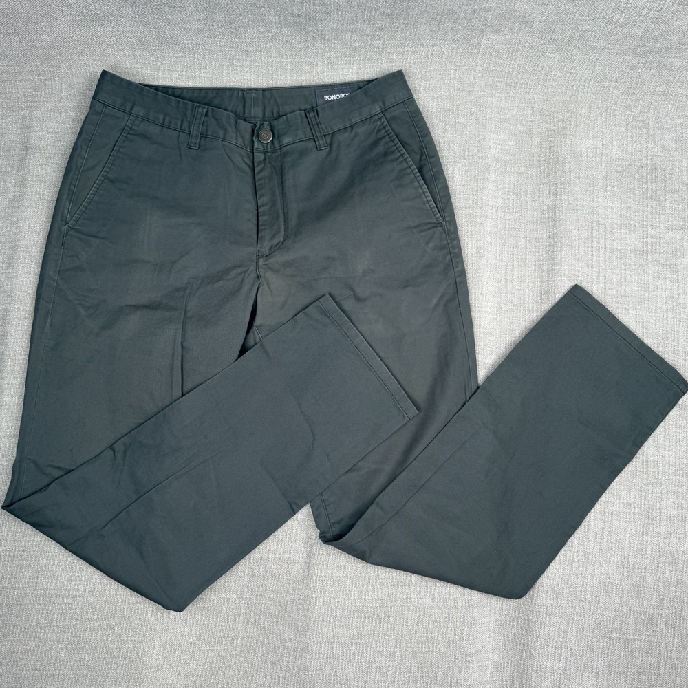 Bonobos Mens Pants Size 32/32 Blue Stretch Chinos